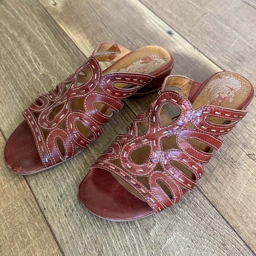 Pikolinos Leather Sandals, Size 8 (38) - Picture 2 of 5
